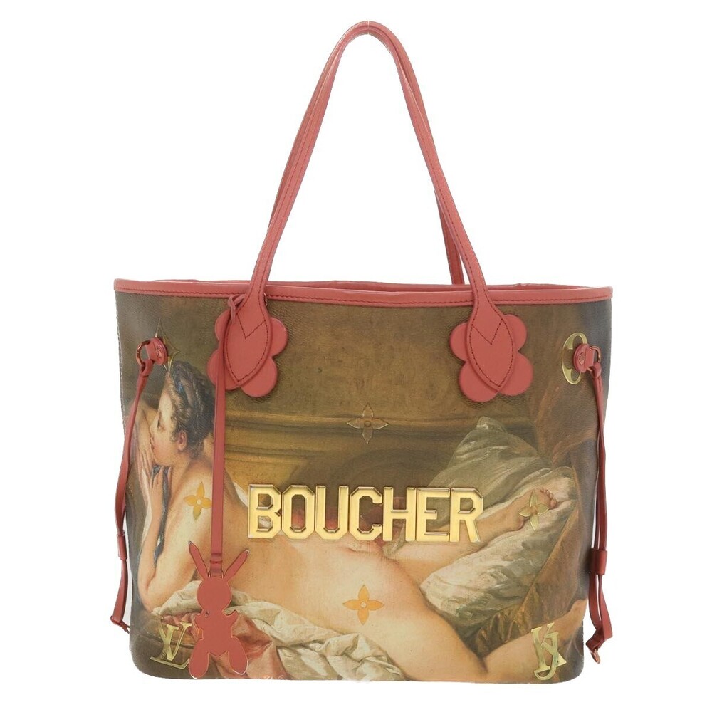 Louis Vuitton Neverfull NM Tote Limited Edition Jeff Koons Titian Print Canvas M
